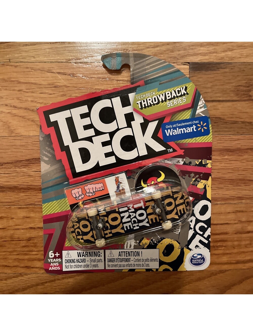 Tech Deck Toy Machine Skateboards Finger Board RARE #20136627 Throwback Walmart